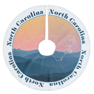 North Carolina Polyester Weihnachtsbaumdecke