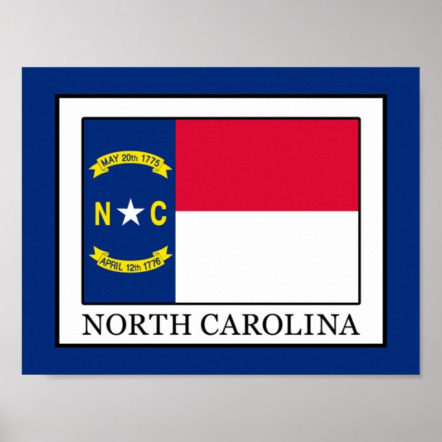 North Carolina Poster (Vorne)