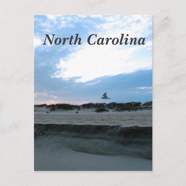 North Carolina Postkarte (Vorderseite)