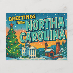 NORTH CAROLINA Postkarte
