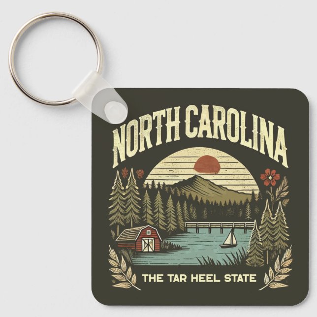 North Carolina Schlüsselanhänger (Vorderseite)