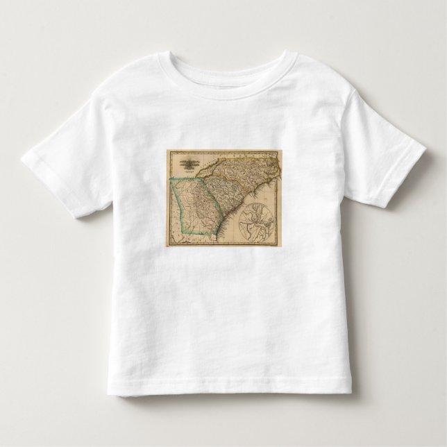 North Carolina, South Carolina, Georgia Kleinkind T-shirt (Vorderseite)