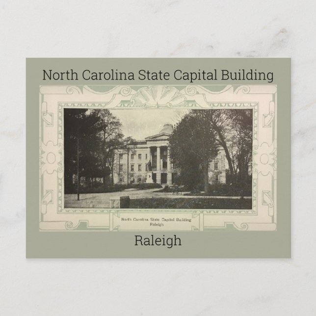 North Carolina Staat Hauptstadt Gebäude Postcard19 Postkarte (Vorderseite)