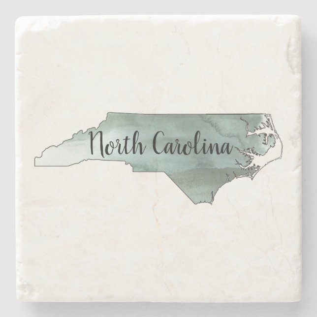 North Carolina Staat Illustration Untersetzer (Vorderseite)