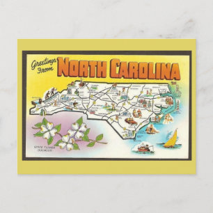 North Carolina Staat Karte