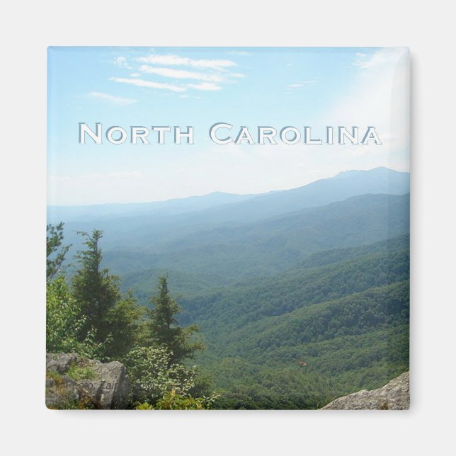 North Carolina Staat Travel Souvenir Kühlschrankma Magnet (Vorne)