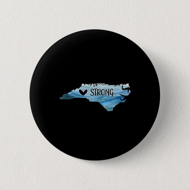 North Carolina stark mit NC-Staat und Liebe im Nor Button (Vorderseite)
