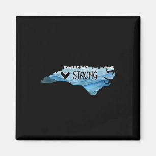 North Carolina stark mit NC-Staat und Liebe im Nor Magnet