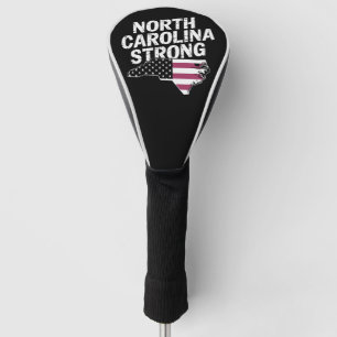 North Carolina stark mit NC-Staat und US-Flagge Golf Headcover