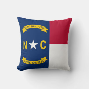 North Carolina State Flag American MoJo Pillow Kissen