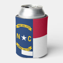 North Carolina State Flag Can Hugger Dosenkühler