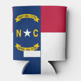 North Carolina State Flag Can Hugger Dosenkühler