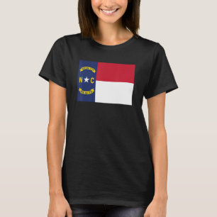 North Carolina State Flag Staat North Carolina T-Shirt