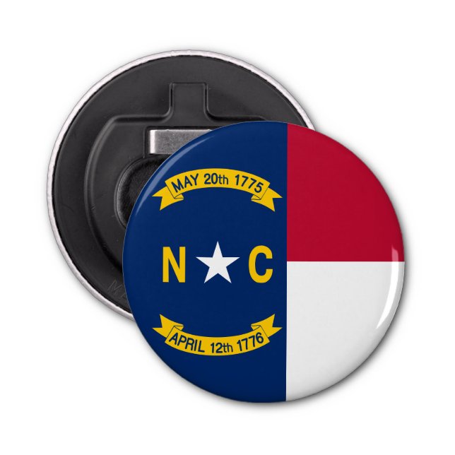 North Carolina State Flag USA Flaschenöffner (Vorderseite)