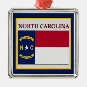 North Carolina State Flag Weihnachtsschmuck