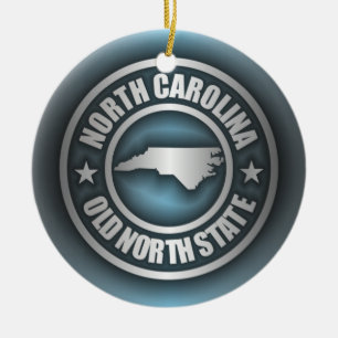 ‚North Carolina Steel 2‘ Keramik Ornament