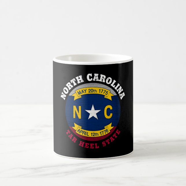NORTH CAROLINA TAR HEEL STAAT FLAG KAFFEETASSE (Mittel)
