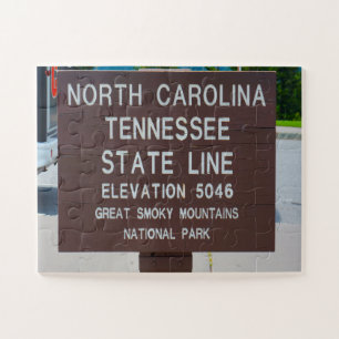 North Carolina Tennessee Puzzle
