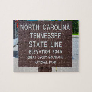 North Carolina Tennessee Puzzle