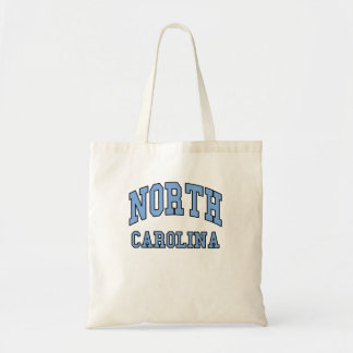 North Carolina - Throwback Design - Staat NC - Tragetasche