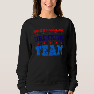 North Carolina Trinkteam Staatsstolz Bier trinken Sweatshirt