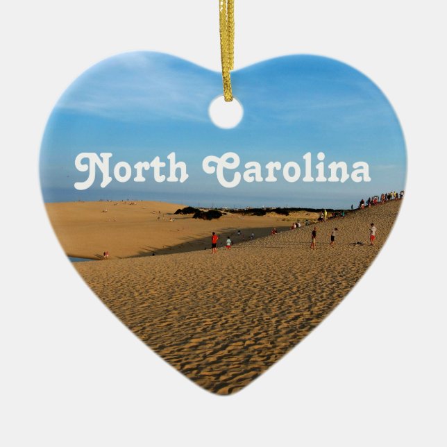 North Carolina-Ufer Keramik Ornament (Vorne)
