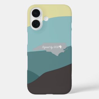 North Carolina, unterschrieben von Gott iPhone 16 Hülle
