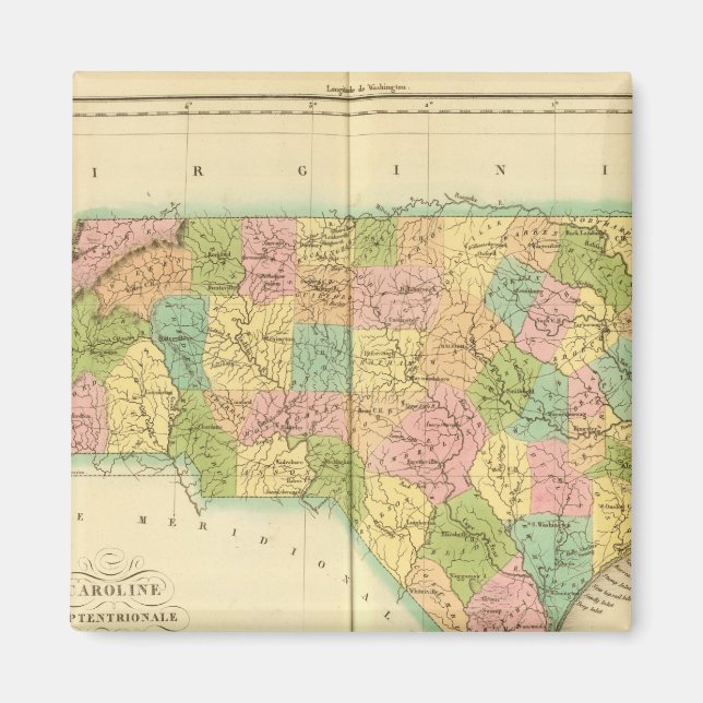 North Carolina USA Magnet (Vorne)