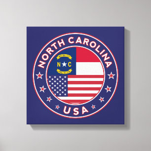 North Carolina, USA Staaten, North Carolina Poster Leinwanddruck