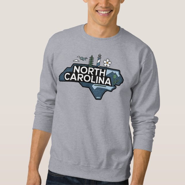 North Carolina, USA Sweatshirt (Vorderseite)