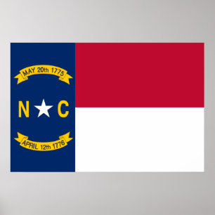 North Carolina, Vereinigte Staaten Poster