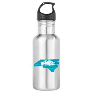 North Carolina Wave Fishing Edelstahlflasche