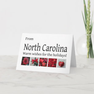 North Carolina Weihnachtskarte, Staat spezifisch Feiertagskarte