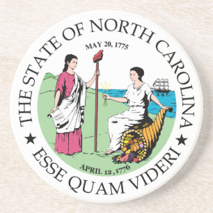 North Carolina Zeichen Getränkeuntersetzer