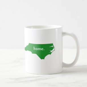North Carolina Zuhause Silhouette Staat Karte Tasse