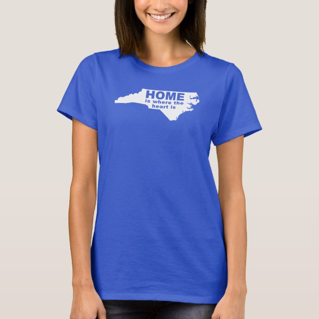 North Carolina Zuhause weg Von Staat T - Shirt T-S (Vorderseite)