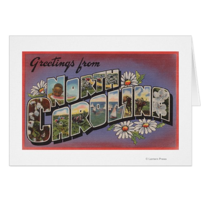 North CarolinaGroße Buchstabenszenen (Vorderseite (Horizontal))