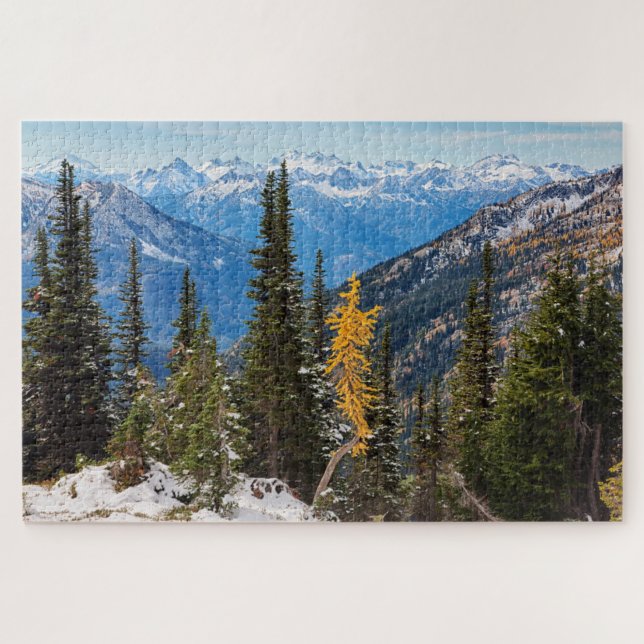 North Cascade Mountains Wenatchee National Forest Puzzle (Horizontal)