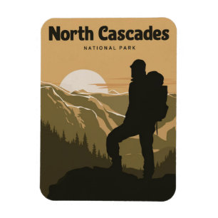 North Cascades National Park Backpackings Magnet