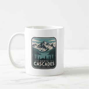 North Cascades National Park Bergabzeichen Kaffeetasse