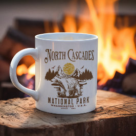 North Cascades National Park Old-School Scenery Kaffeetasse