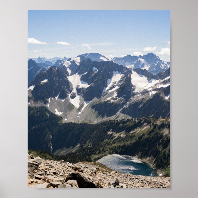 North Cascades National Park Poster Print (Vorne)