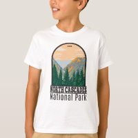 North Cascades National Park Washington Vintag T-
