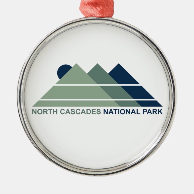 North Cascades Nationalpark Ornament Aus Metall (Vorne)