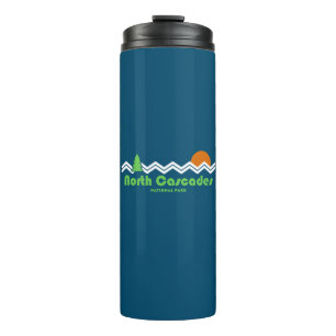 North Cascades Nationalpark Retro Thermosbecher