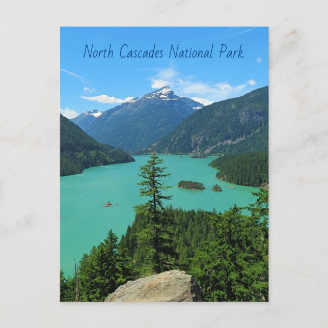 North Cascades Nationalpark Washington Landschaft Postkarte (Vorderseite)