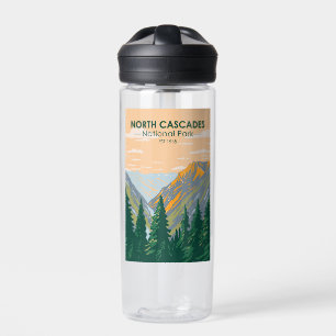 North Cascades Nationalpark Washington Vintag Trinkflasche