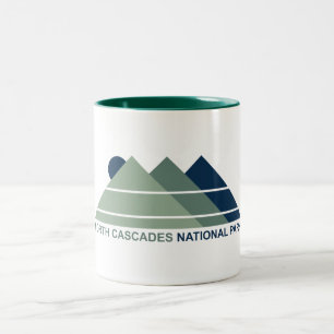 North Cascades Nationalpark Zweifarbige Tasse