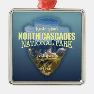 North Cascades NP (Arrowhead) Ornament Aus Metall
