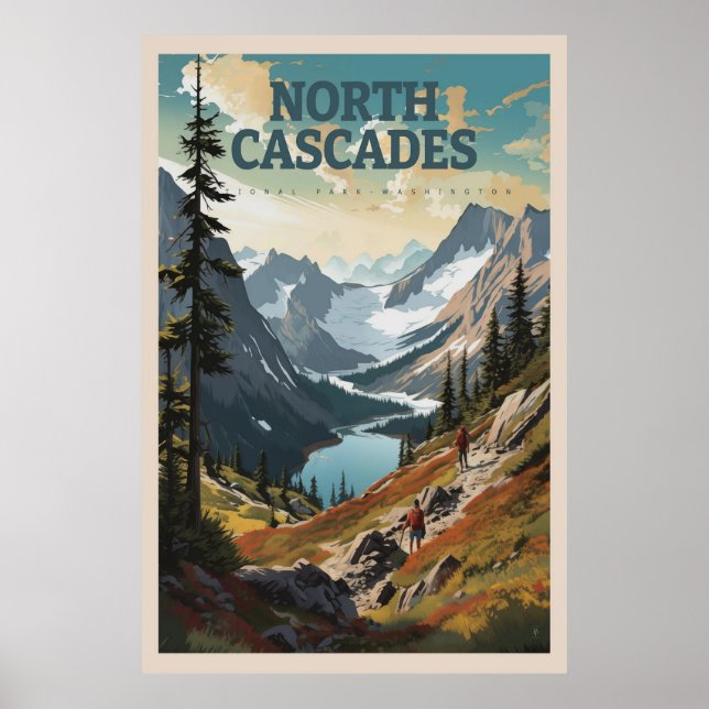 North Cascades Poster (Vorne)